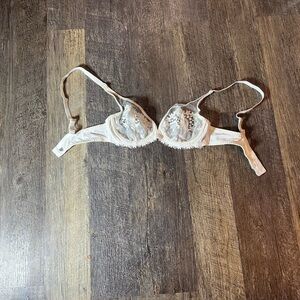 Simone Perele Bra white 32b Sexy Lace Lingerie Underwire